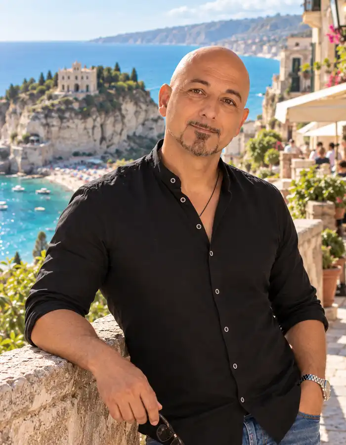 Sandro von Casa Calabria vor Ort in Kalabrien